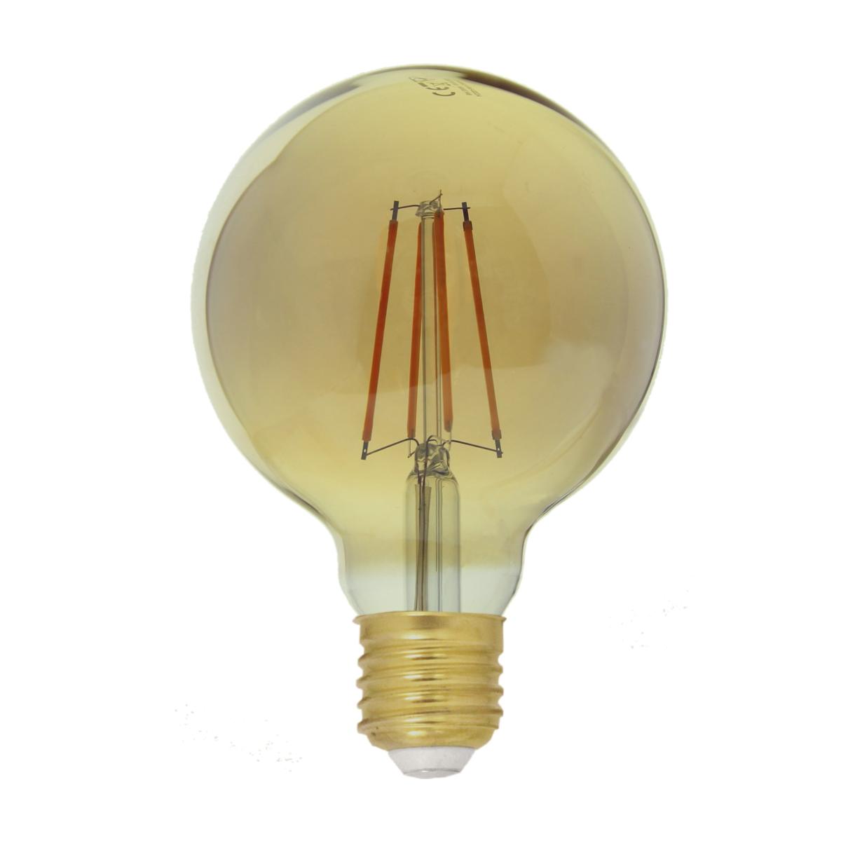 Ampoule LED E27 Filament Dimmable 8W G95 Globe