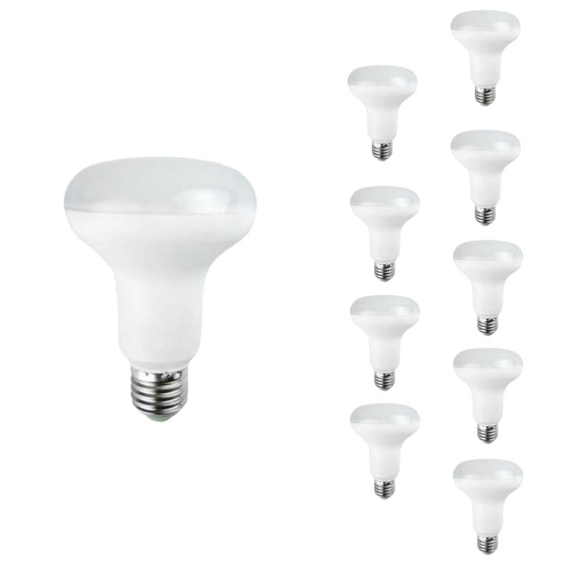 Ampoule LED E27 10W 220V R80 120° (Pack de 10)
