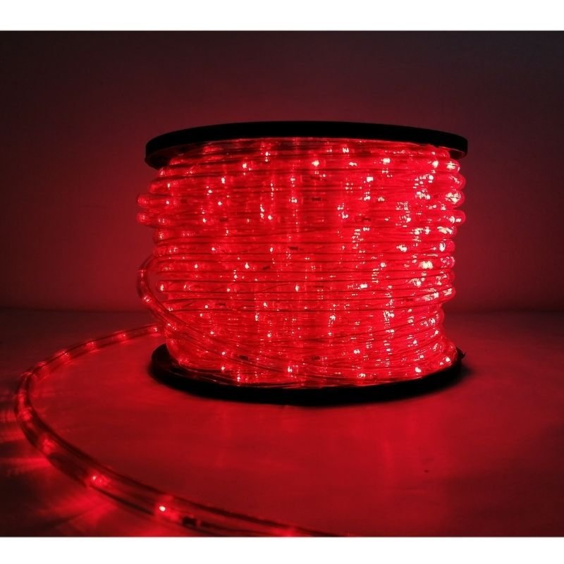 Guirlande LED 220V Rouge (Vendu sur mesure au mètre)