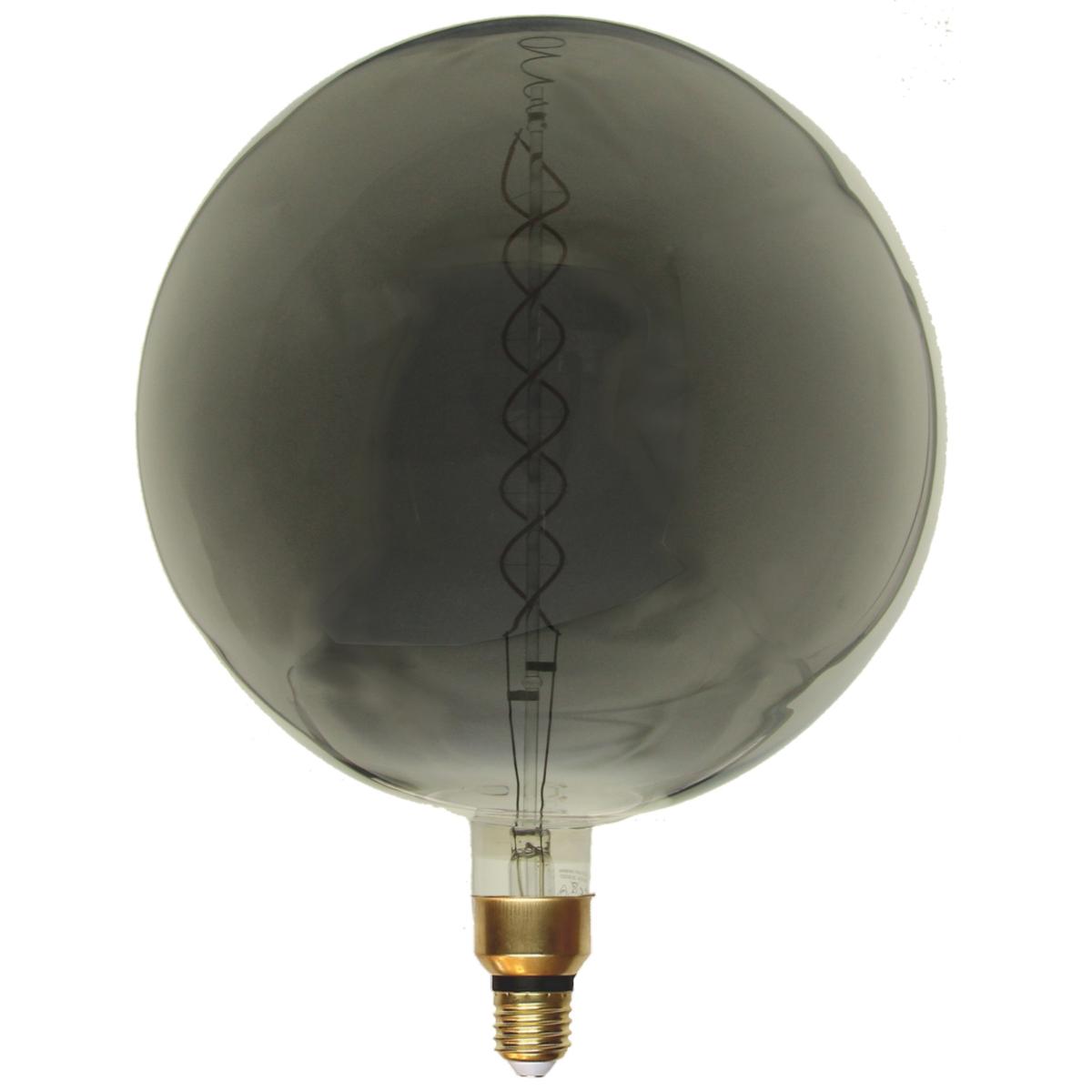 Ampoule LED E27 Filament Dimmable 8W G300 Globe XXL SMOKE