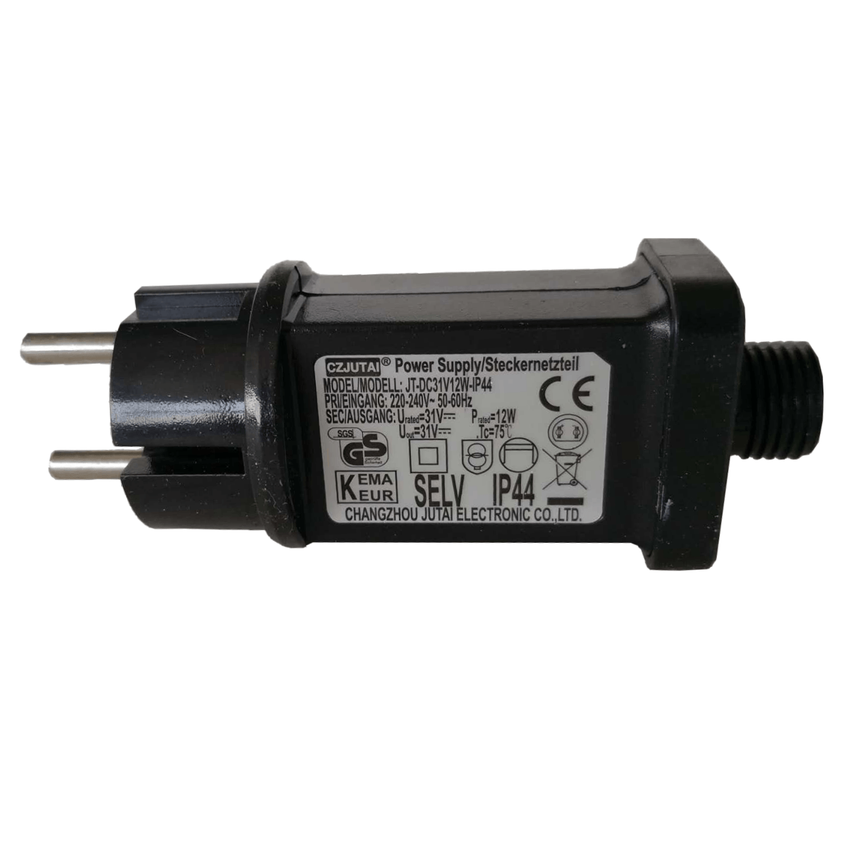 Transformateur Guirlande LED 31V 12W IP44