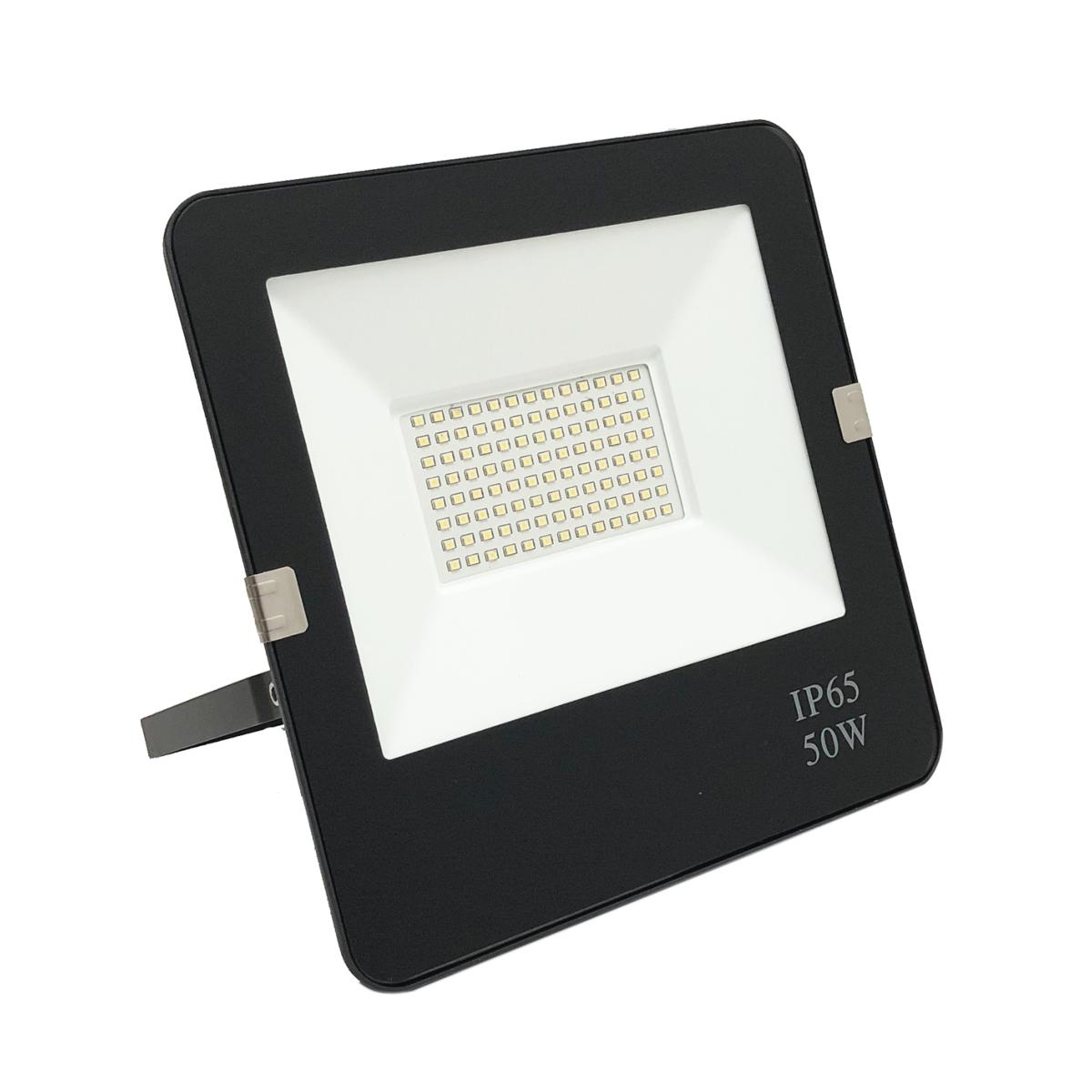 Projecteur LED Extérieur 50W IP65 Plat NOIR
