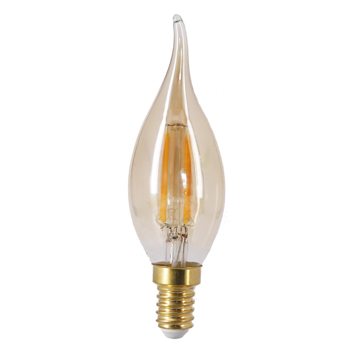 Ampoule LED E14 Filament Dimmable 4W C35 Flamme 