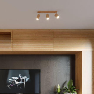 Plafonniers LED Bois