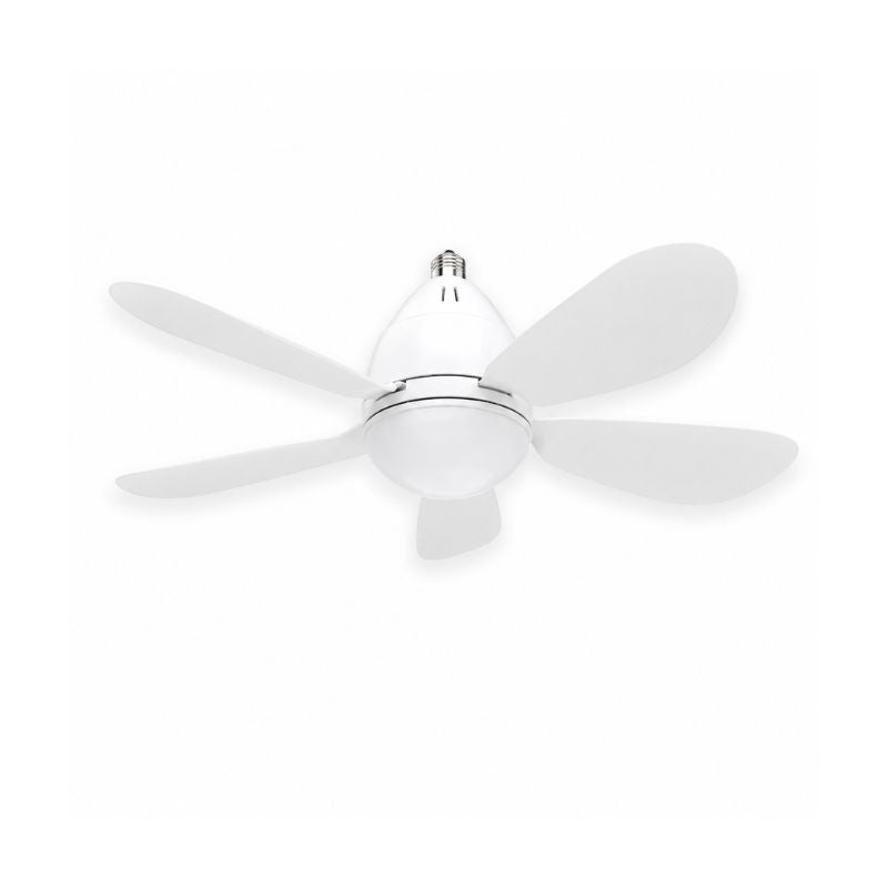 Ampoule Ventilateur LED E27 11W CCT avec Télécommande Ø42cm