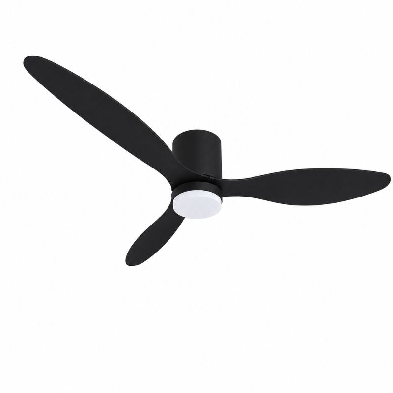Ventilateur de Plafond LED 18W CCT Noir avec Télécommande Ø107cm