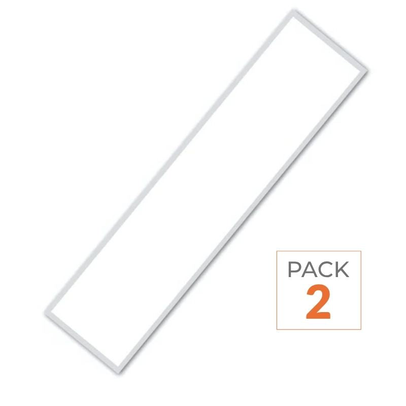 Pack de  2 - Panneau LED UGR<19 36W 120x30cm