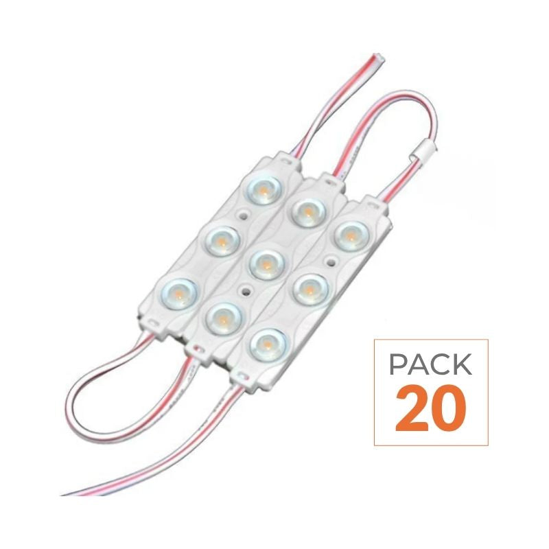 Pack de  20 - Module LED Barre 30W 12V IP65 pour Enseignes Lumineuses