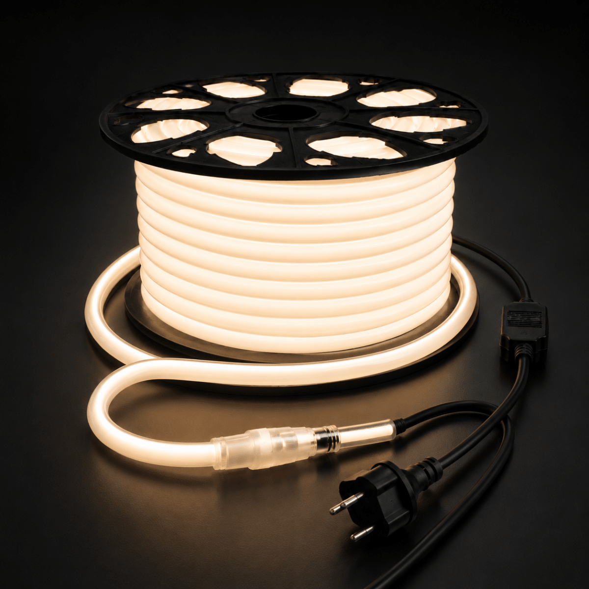 50M Néon LED Flexible 360° 220V 9W/m IP65 - Silamp France