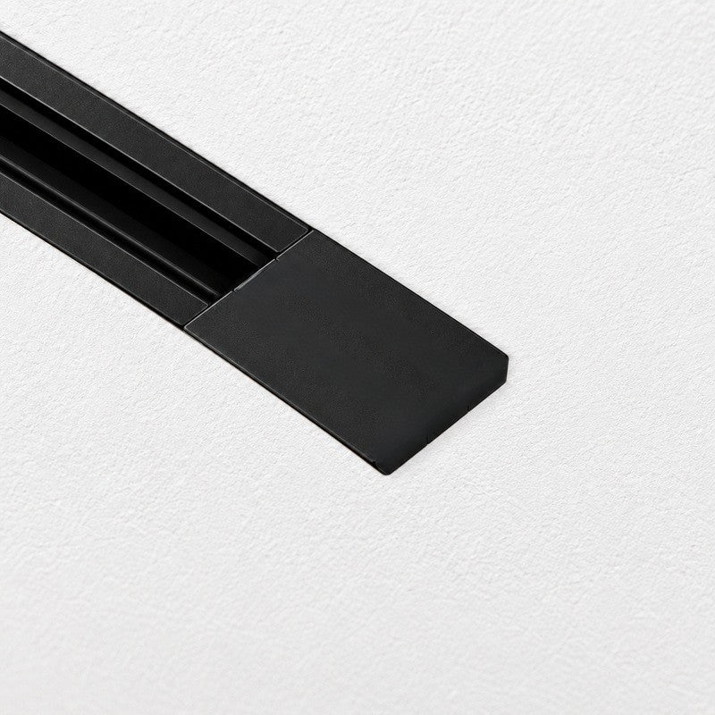 Connecteur d'Alimentation pour Rail Encastrable Monophasé Noir - Silamp France
