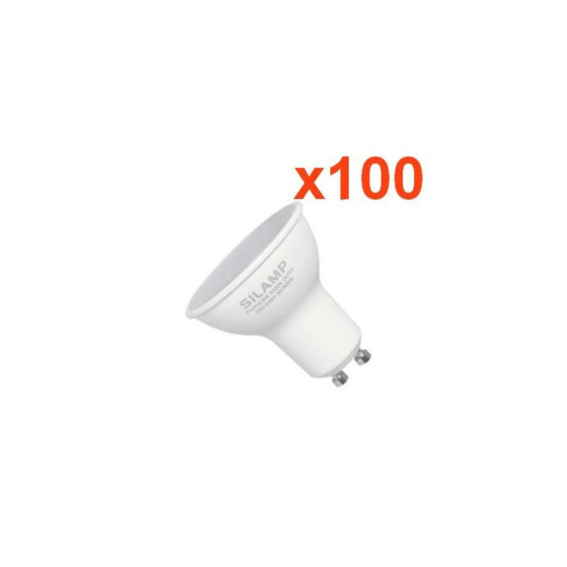 Ampoule LED GU10 6W 220V SMD2835 PAR16 10LED 100° (Pack de 100)