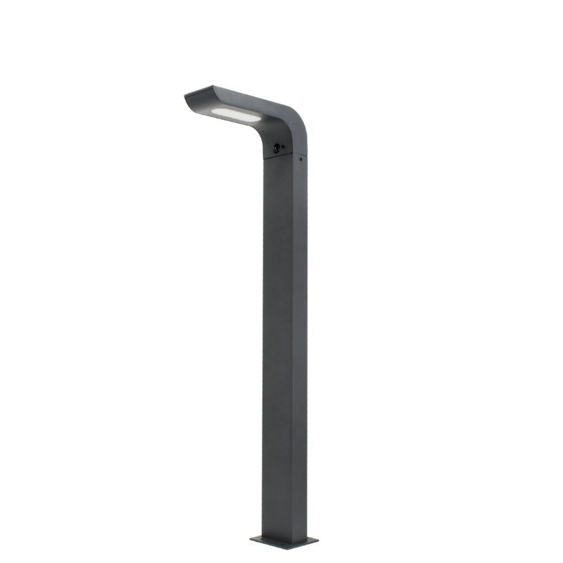 Borne de Jardin LED 80cm 7W CCT IP65 Anthracite avec Détecteur PIR - 3000K/4000K/6500K