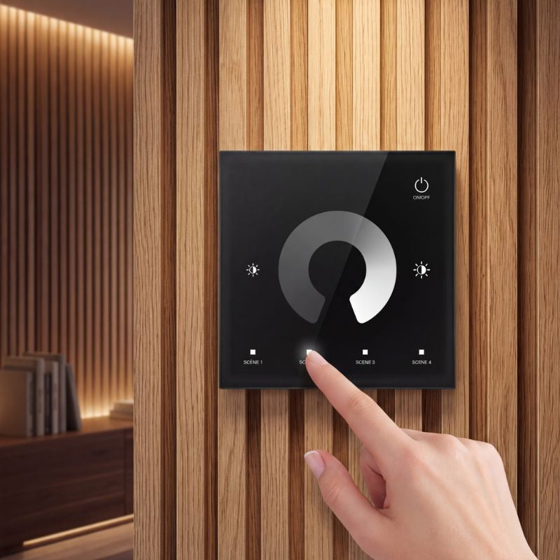 Variateur LED Monocouleur 12-48V DC Max 10A - Noir