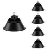 Cloche LED Industrielle 200W 120° NOIR (Pack de 5)