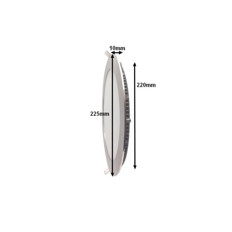 Spot LED Encastrable Extra Plat Rond 18W ALU