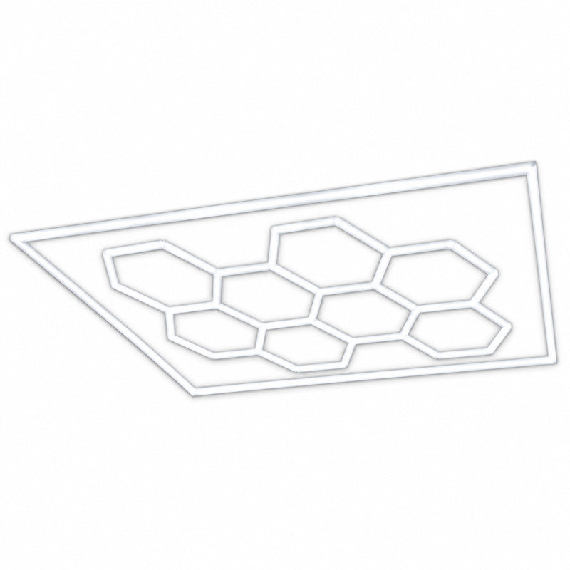 Kit Éclairage 8 Hexagones avec Cadre 387,5W 110lm/W