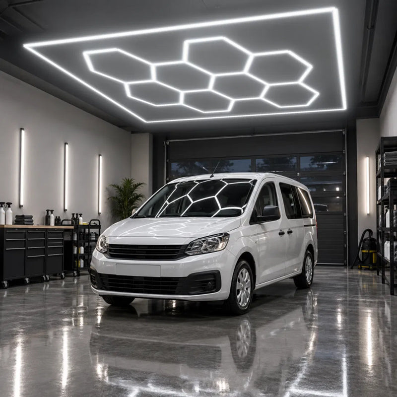 Kit Éclairage 8 Hexagones avec Cadre 387,5W 110lm/W