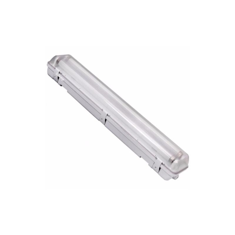 Réglette LED étanche double pour Tubes LED T8 120cm IP65 (boitier vide)