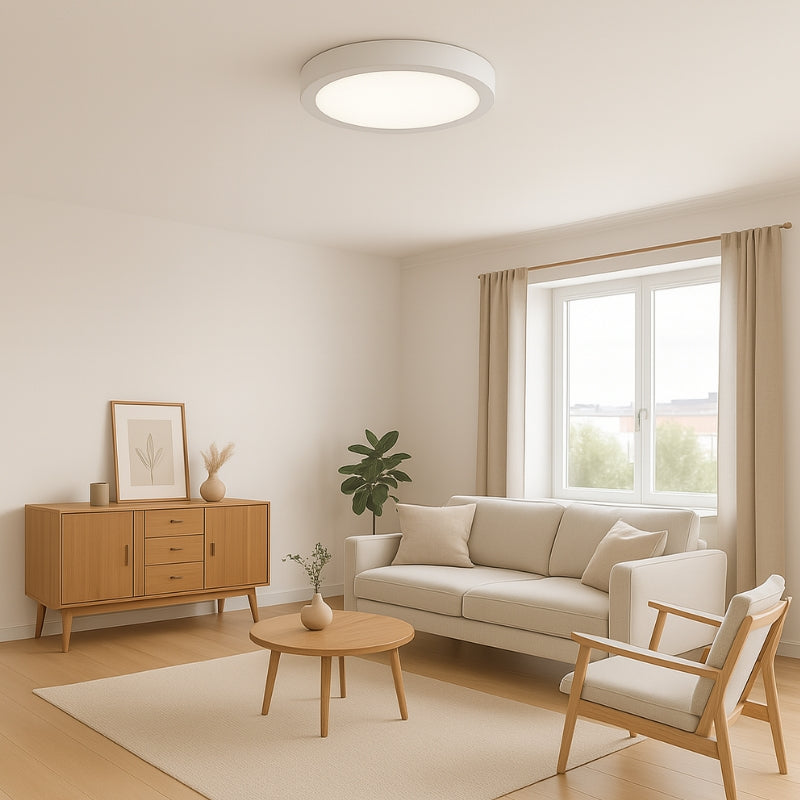 Plafonnier LED Rond 24W 220V CCT - 3000K/4000K/6000K