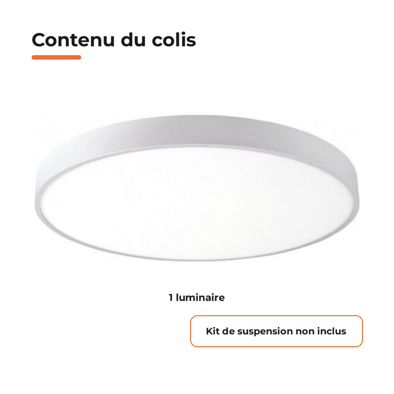 Plafonnier LED Blanc 54W 60cm