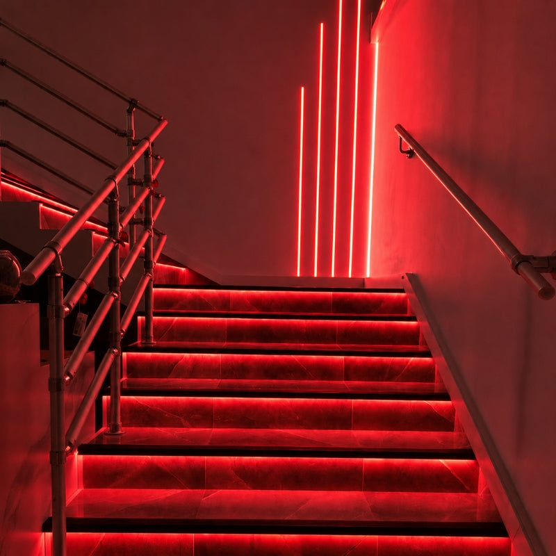 Ruban LED COB 5M 24V 8mm IP20 320LED/m - Rouge