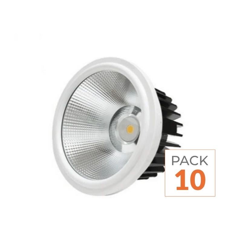 Ampoule LED 20W AR111 COB Rond (Pack de 10) - Silamp France