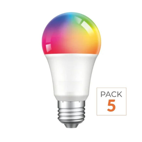 Ampoule LED Connectée WiFi E27 4.5W G45 RGBW (Lot de 5)