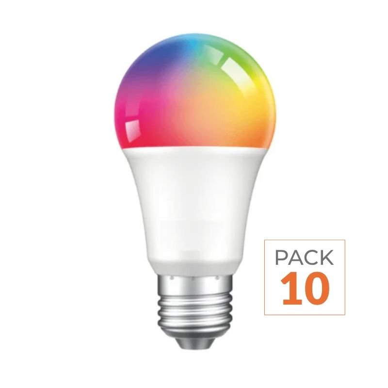 Ampoule LED Connectée WiFi E27 4.5W G45 RGBW (Pack de 10) - Silamp France