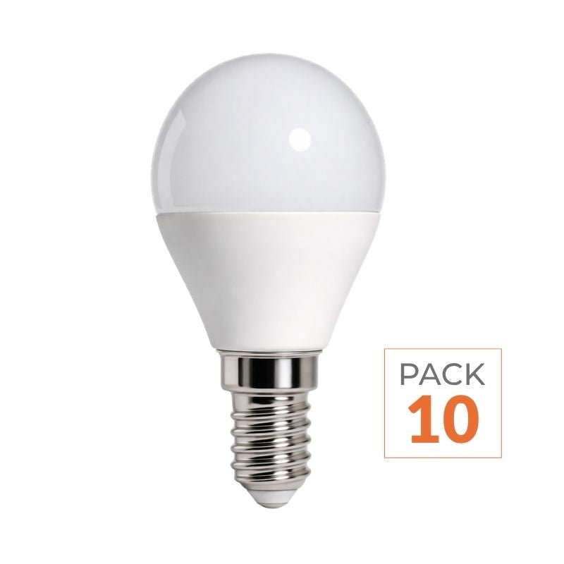 Ampoule LED E14 4W 220V G45 240° (Pack de 10) - Silamp France