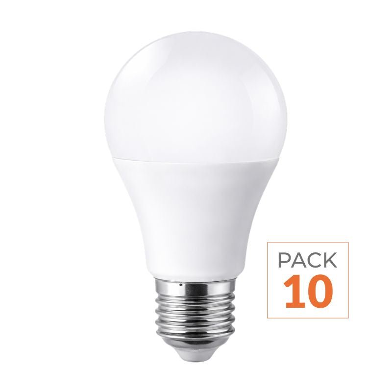 Ampoule LED E27 12W 220V A60 180° (Pack de 10) - Silamp France