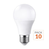 Pack de  10 - Ampoule LED E27 12W 220V A60 180°