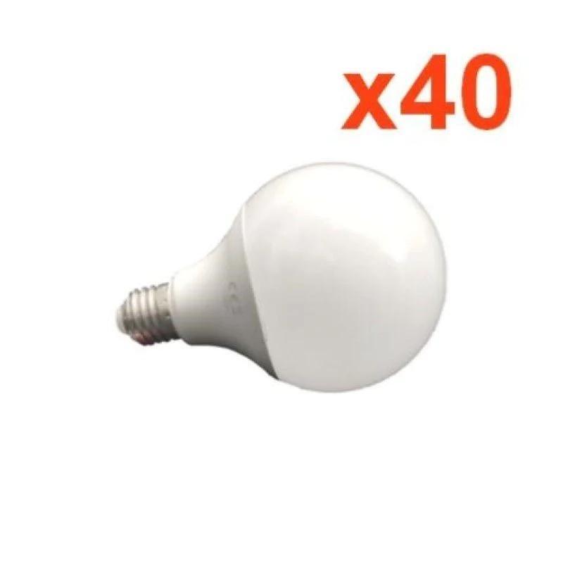 Ampoule LED E27 12W 220V G95 300° Globe (Pack de 40)