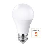 Pack de  5 - Ampoule LED E27 5W 220V RGBW
