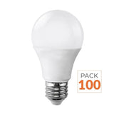 Ampoule LED E27 9W 220V A60 180° (Pack de 100)