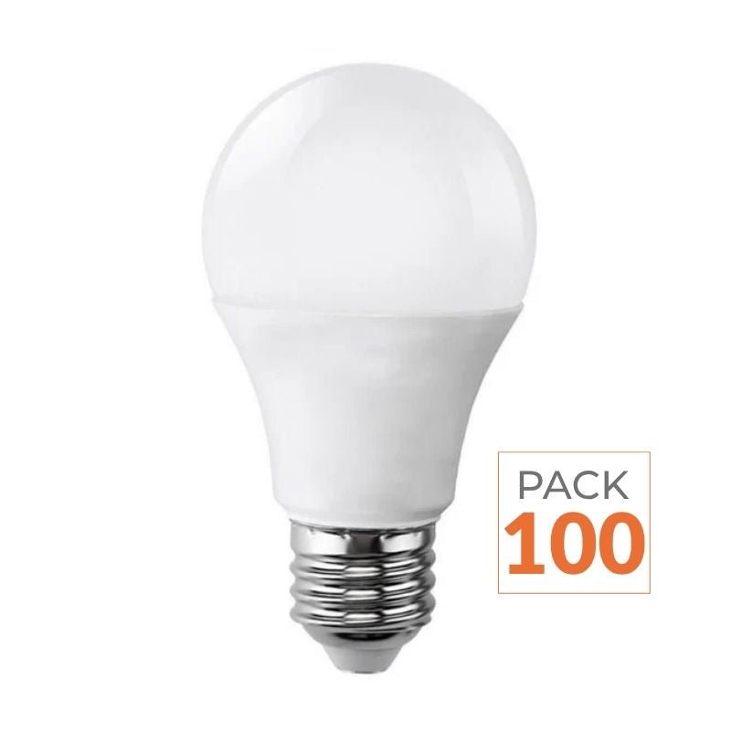 Ampoule LED E27 9W 220V A60 180° (Pack de 100) - Silamp France