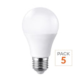 Ampoule LED E27 9W 220V A60 180° (Pack de 5)