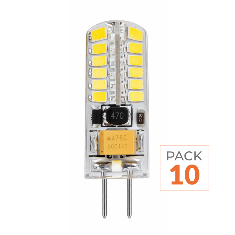 Ampoule LED G4 12V 3W SMD2835 24LED 360° (Pack de 10) - Silamp France