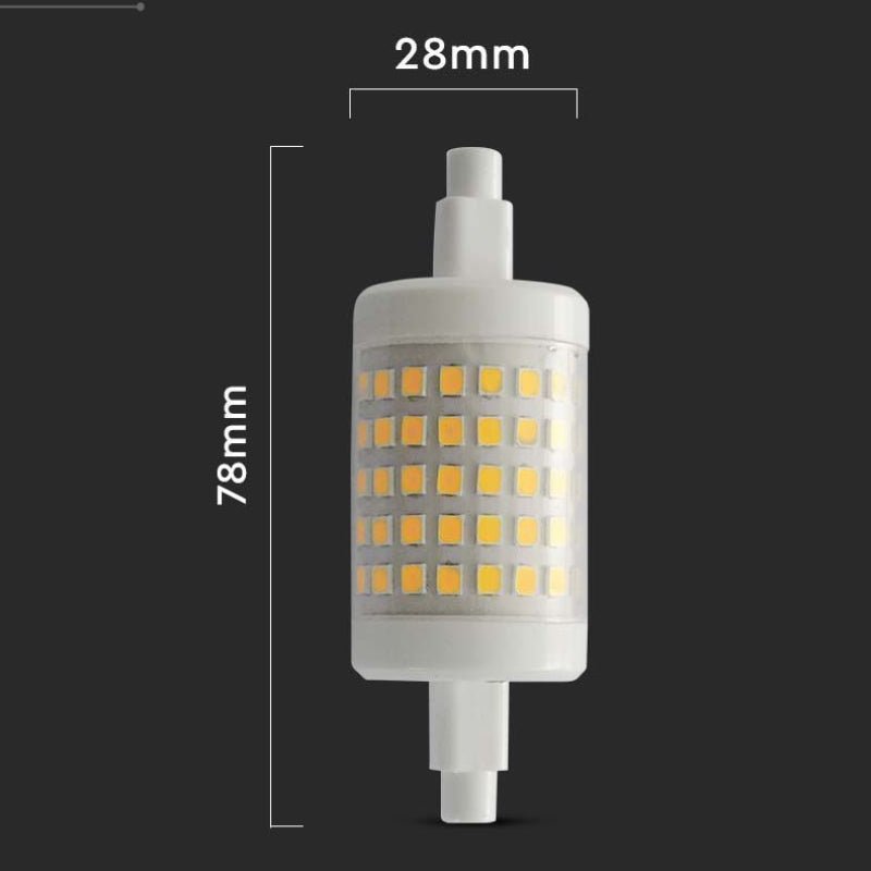 Ampoule LED R7S 78mm 7W SMD 360° - Silamp France