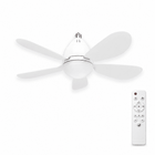 Ampoule Ventilateur LED E27 11W CCT avec Télécommande Ø42cm