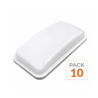 Pack de  10 - Applique LED Murale 20W Rectangulaire IP65