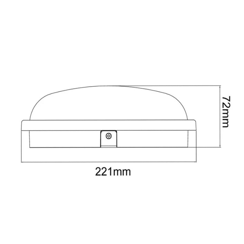 Applique LED Murale CCT 20W Blanche Hublot Ronde IP65 - 3000K/4000K/6500K - Silamp France