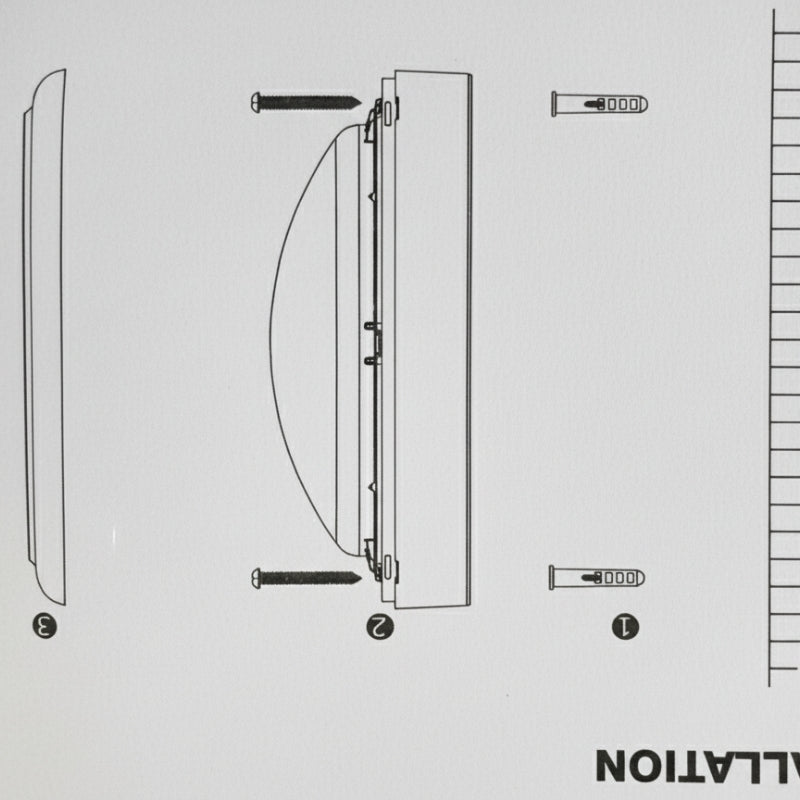 Applique Led Murale CCT 24W Blanche Hublot Rond - 3000K/4000K/6500K - Silamp France