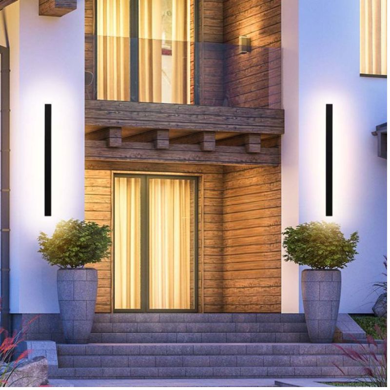 Applique Linéaire Murale LED 10W Anthracite IP65 50cm - Silamp France