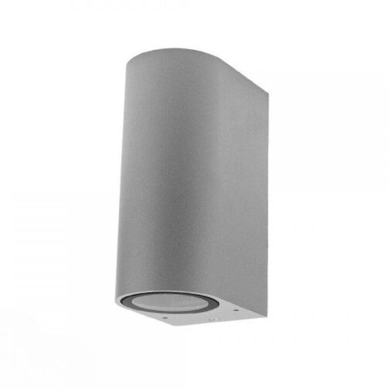 Applique Murale Argent LED IP44 double faisceau GU10 - Silamp France