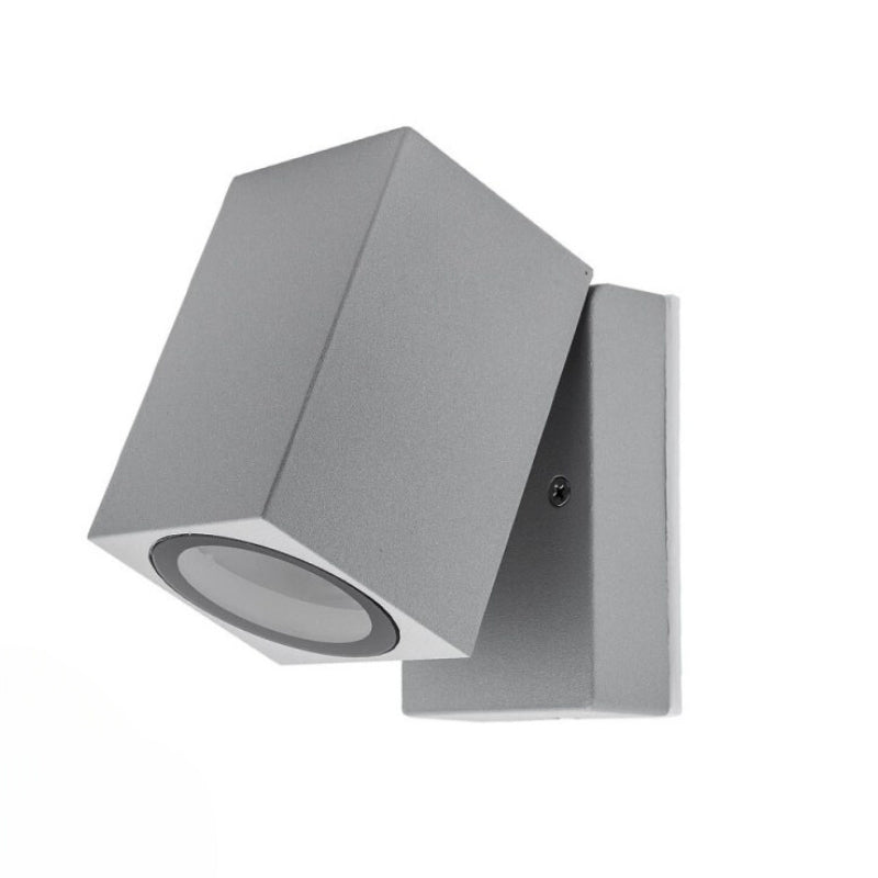 Applique Murale Argent LED IP44 Orientable pour ampoule GU10 - Silamp France