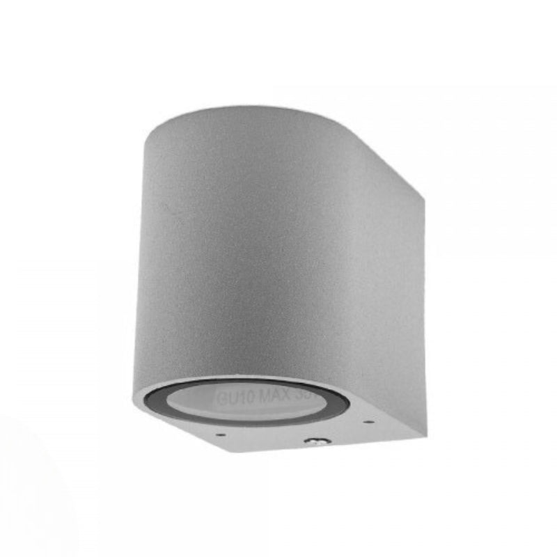 Applique Murale Argent LED IP44 pour Ampoule GU10 - Silamp France