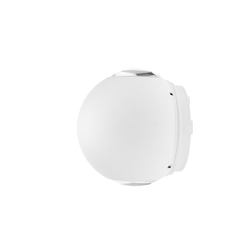 Applique Murale Blanche Design LED Double Faisceaux IP54 6W - Silamp France