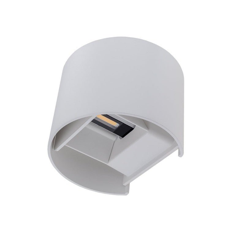 Applique Murale Blanche LED 6W IP54 Rond - Silamp France