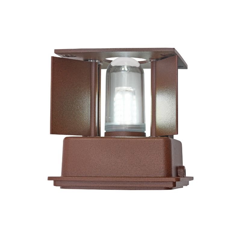 Applique Murale Couleur Cuir IP65 Cube pour Ampoule G9 - Silamp France