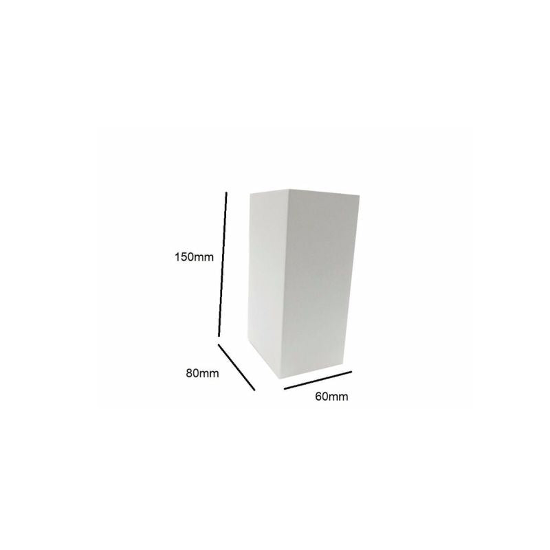 Applique Murale Design Blanche LED IP44 Double Faisceau 6W